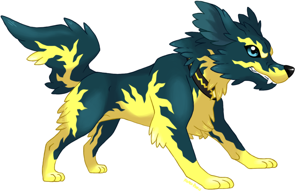 Thunder Wolf By Yonaka Pinku-d6t9d70 - Thunder Wolf (1024x683), Png Download