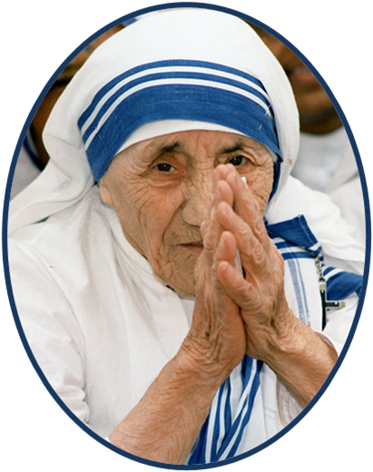Prayer Is A Conversation With God - Mother Teresa (411x520), Png Download