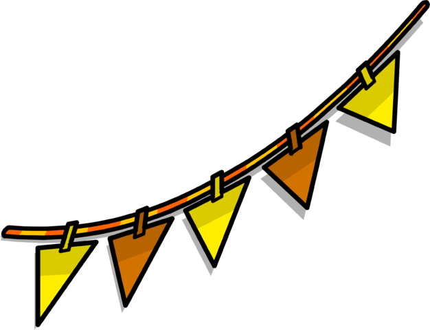 Orange Triangle Pennants Sprite 002 - Pink Triangle (626x480), Png Download