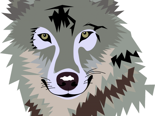 Wolf Clipart Wolf Drawing - Wolf Clipart (640x480), Png Download