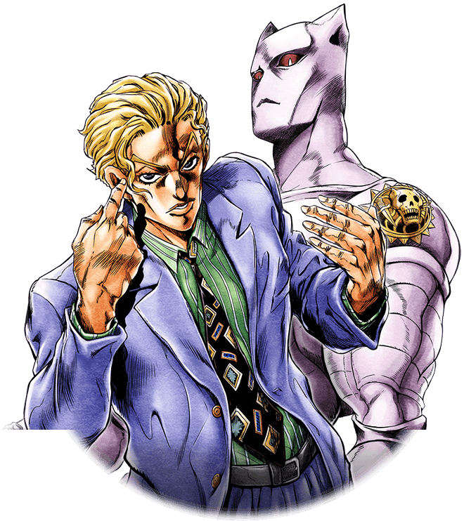 Unit Yoshikage Kira - Jolyne Kujo And Stone Free (720x800), Png Download