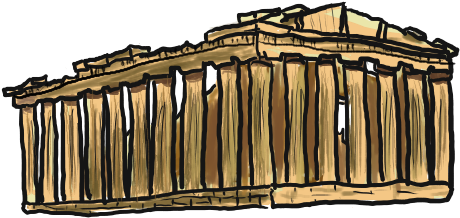 Ancient Greece Clipart Free - Daily Life In Ancient Greece Powerpoint (482x265), Png Download