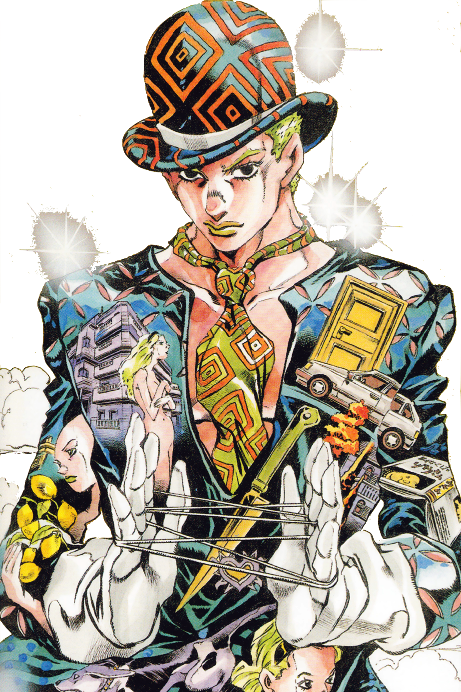Deadman Kira - Yoshikage Kira Dead Man's Questions (923x1385), Png Download