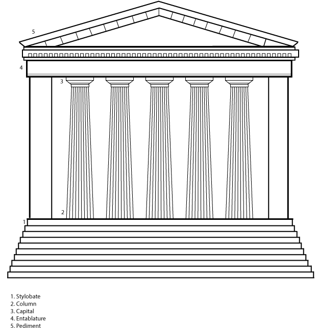 1 - Classical Architecture (720x720), Png Download