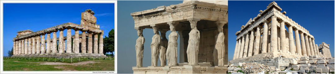 Greek Architecture - Erechtheum (1080x239), Png Download