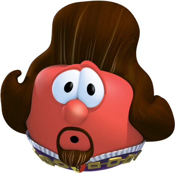 Bobsherrif Rg - Veggie Tales Tomato With Hair (732x800), Png Download
