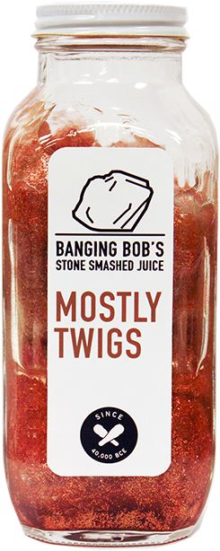 Banging Bob's Stone Smashed Juice - Time Travel Mart (648x648), Png Download