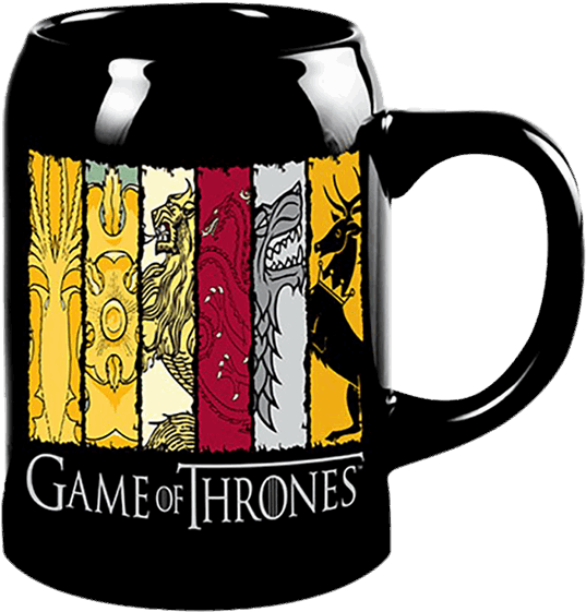Game Of Thrones House Sigils Ceramic Stein (600x600), Png Download
