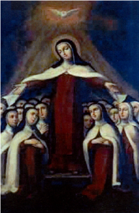 Holy Mother And Daughters Birkenhead - St Teresa Levitating (346x557), Png Download