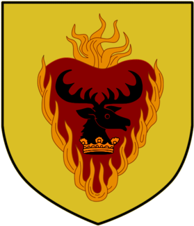 House Baratheon Of Dragonstone - House Baratheon Stannis (350x350), Png Download