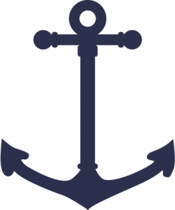 Navy Anchor (600x721), Png Download