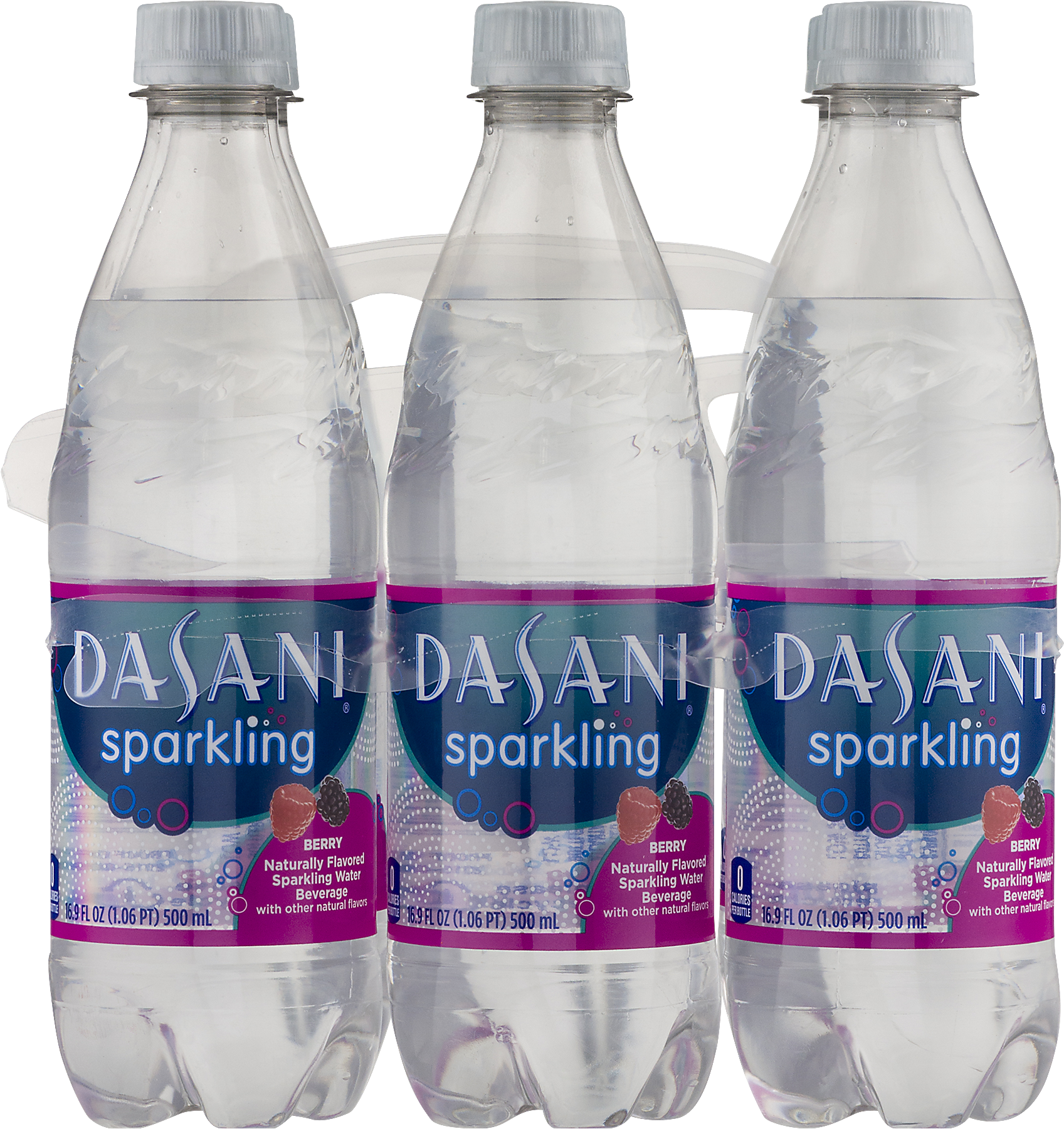 Dasani Sparkling Berry Sparkling Water Beverage - Water Bottle (1800x1800), Png Download