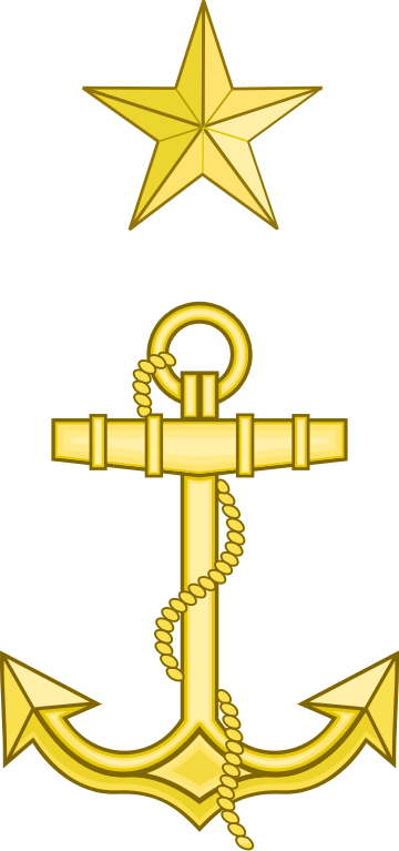 Navy Midshipmen Anchor Logo Download - Midshipman Anchor (360x767), Png Download
