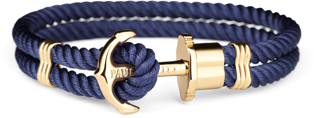 Bracelet Ancre Paul Hewitt Bleu (1000x1000), Png Download