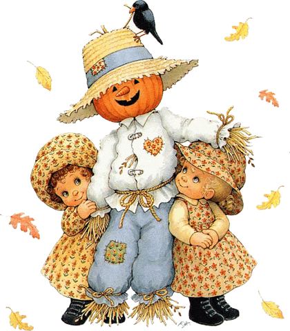 Scarecrow-013 - Wensen Goede Middag (420x480), Png Download