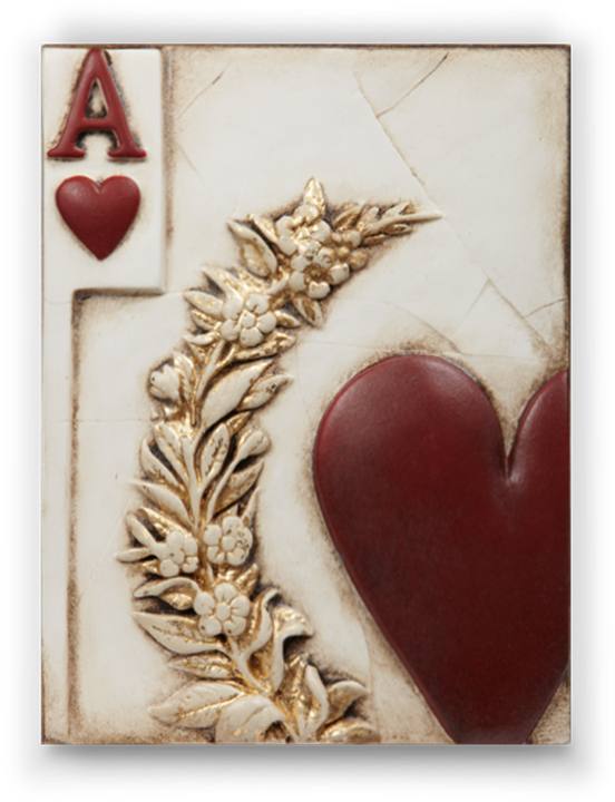 Ace Of Hearts - Sid Dickens Ace Of Hearts (552x720), Png Download