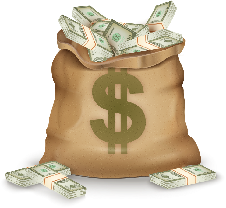 Moneybag - Money (762x738), Png Download