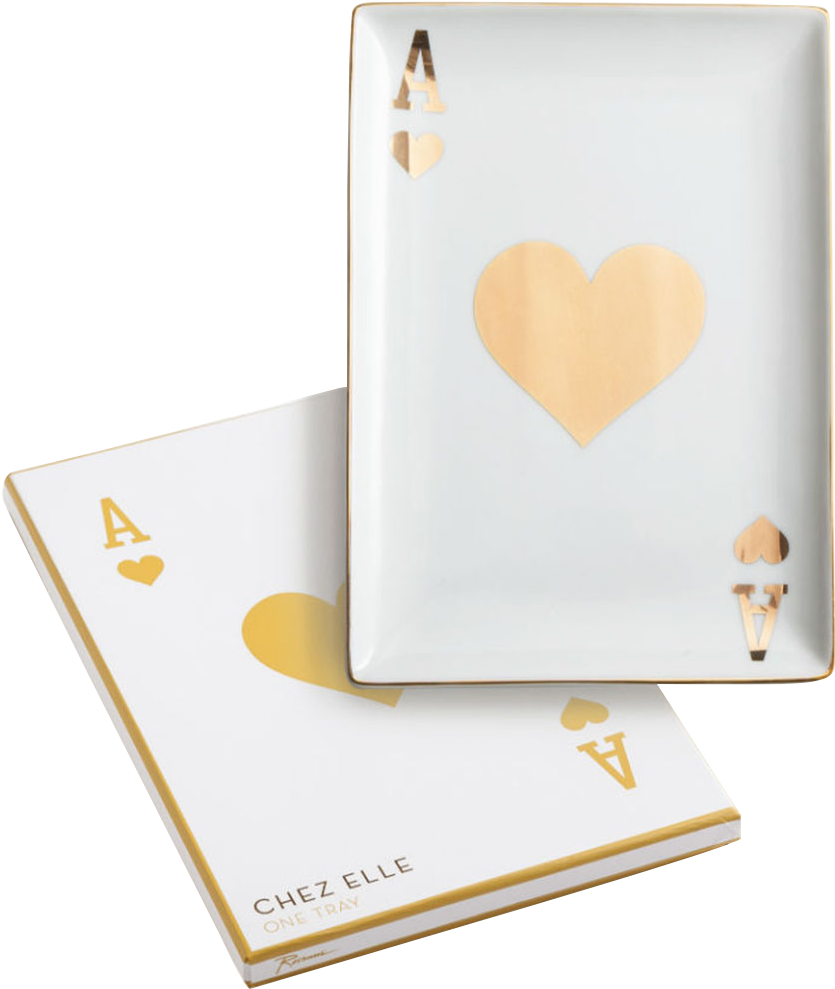 Rosanna Chez Elle Ace Of Hearts Tray 241350 (1200x1200), Png Download