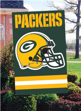 Green Bay Packers Nfl 2 Sided Vertical Indoor Outdoor - Party Animal Nfl Appliqué House Flag Nfl Team: Washington (434x434), Png Download