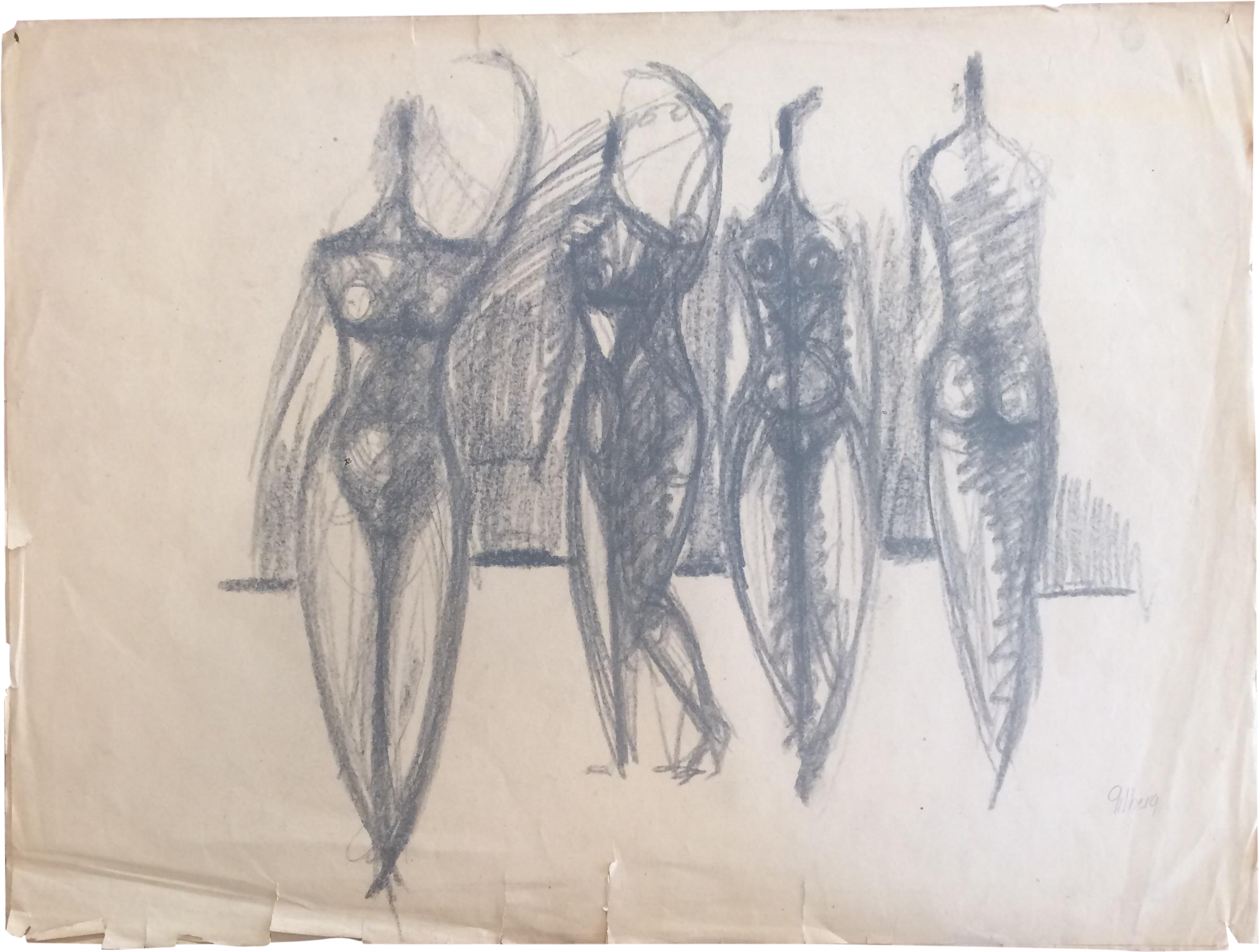 Image Black And White 1911 Drawing Love - Sketch (2653x2006), Png Download