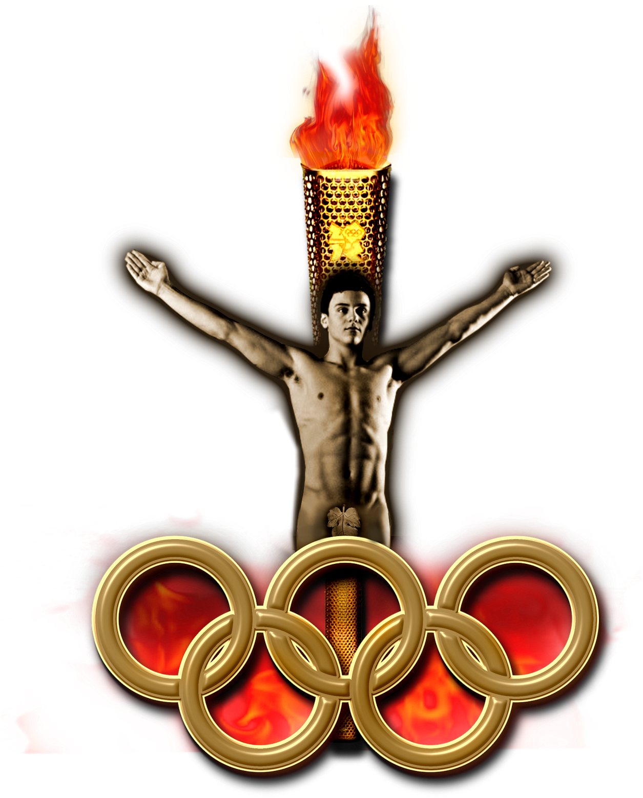 Olympic Torch Png Download - Physical Exercise (1488x1600), Png Download
