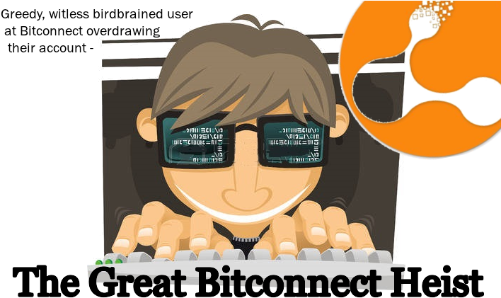 The Great Bitconnect Heist Greedy Witless Birdbrained - Spia Nella Rete: Piccolo Manuale Delle Indagini Digitali (720x429), Png Download