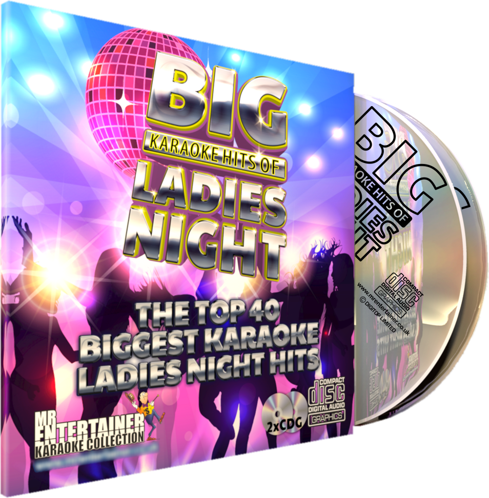 Mr Entertainer Big Karaoke Hits Of Ladies Night - Mr Entertainer Big Karaoke Hits Of Christmas (954x972), Png Download