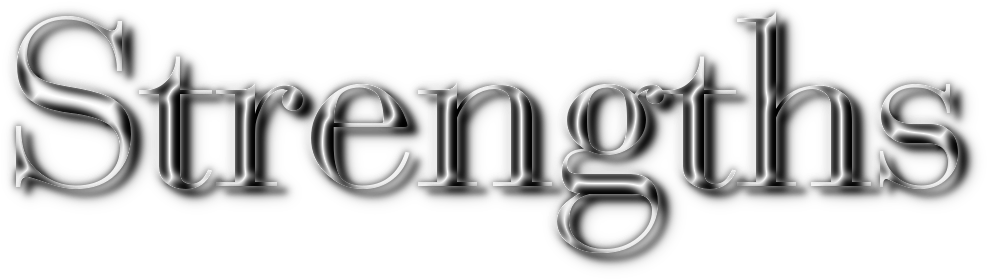 Blakes Strengths - Strengths Transparent (1002x294), Png Download