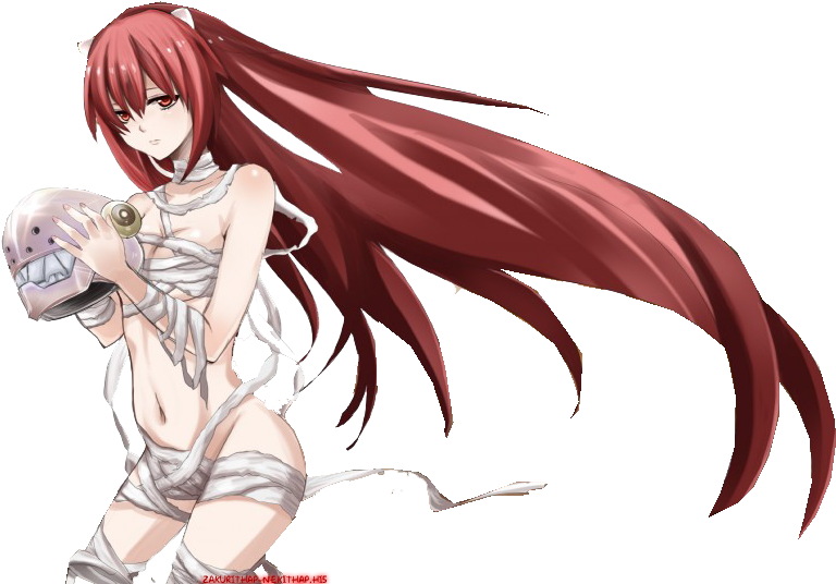 Lucy, Elfen Lied - Lucy From Elfen Lied (850x601), Png Download