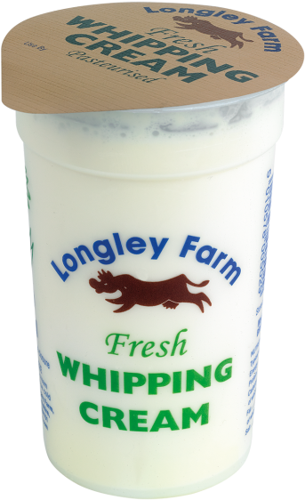 Longley Farm Whipping Cream (360x573), Png Download