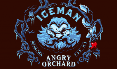 Angry Orchard Iceman Hard Cider 750ml - Angry Orchard Cider Iceman (400x400), Png Download