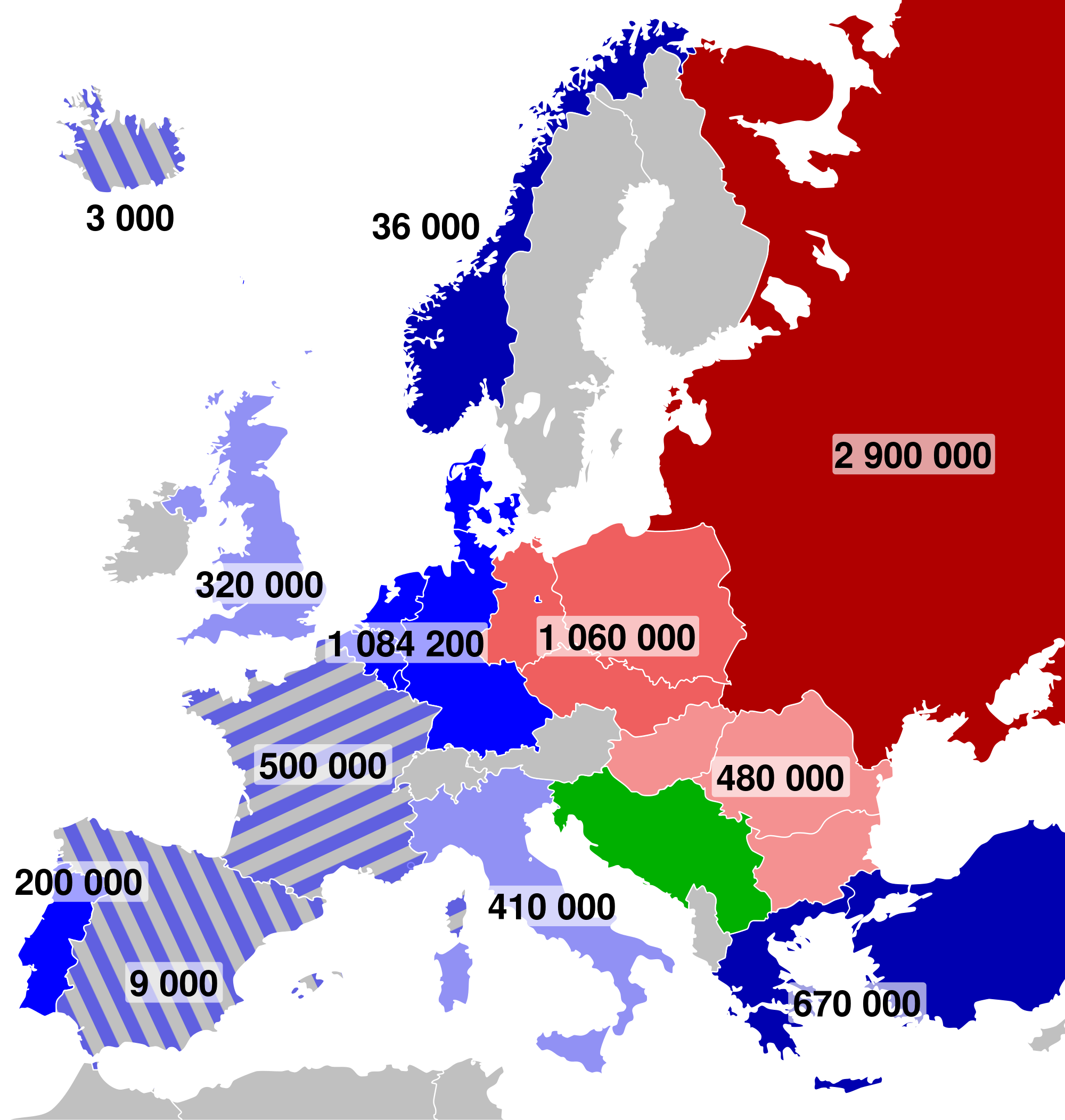 Open - Communist And Noncommunist Countries In Europe (2000x2104), Png Download
