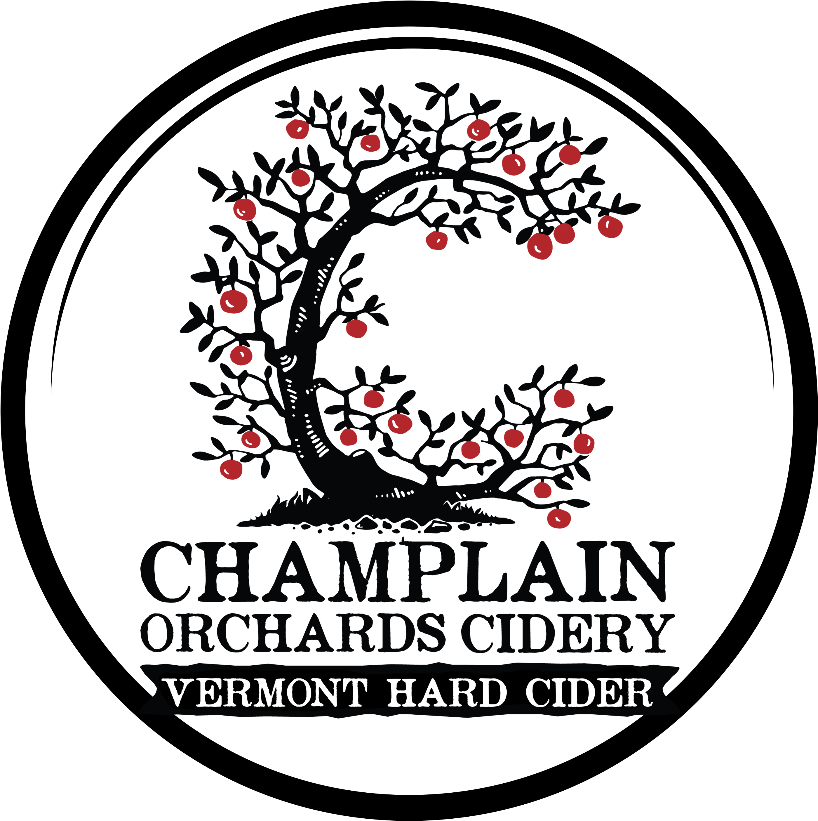 Download Champlain Orchards Cidery Circle Logo Png Orchard Logo