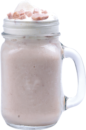 Taro Slush W/ Whipped Cream - Snow (520x451), Png Download