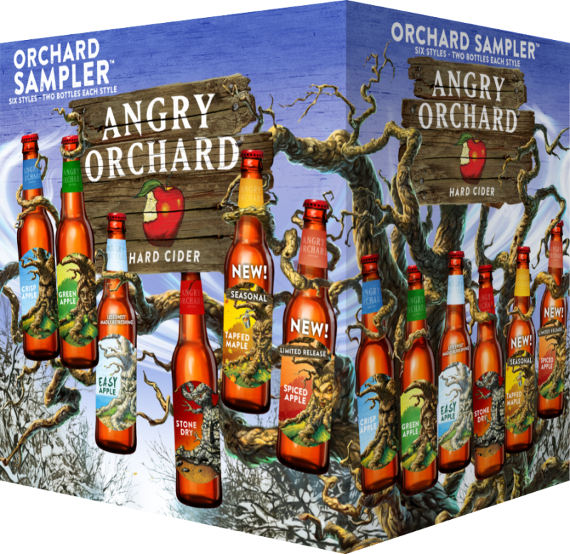 What's Included With The Angry Orchard Winter Sampler - Angry Orchard Winter Variety Pack (800x777), Png Download