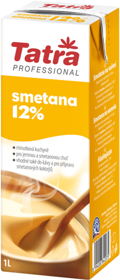 Long Life Cooking Cream 12% 1 L - Tatra (400x600), Png Download
