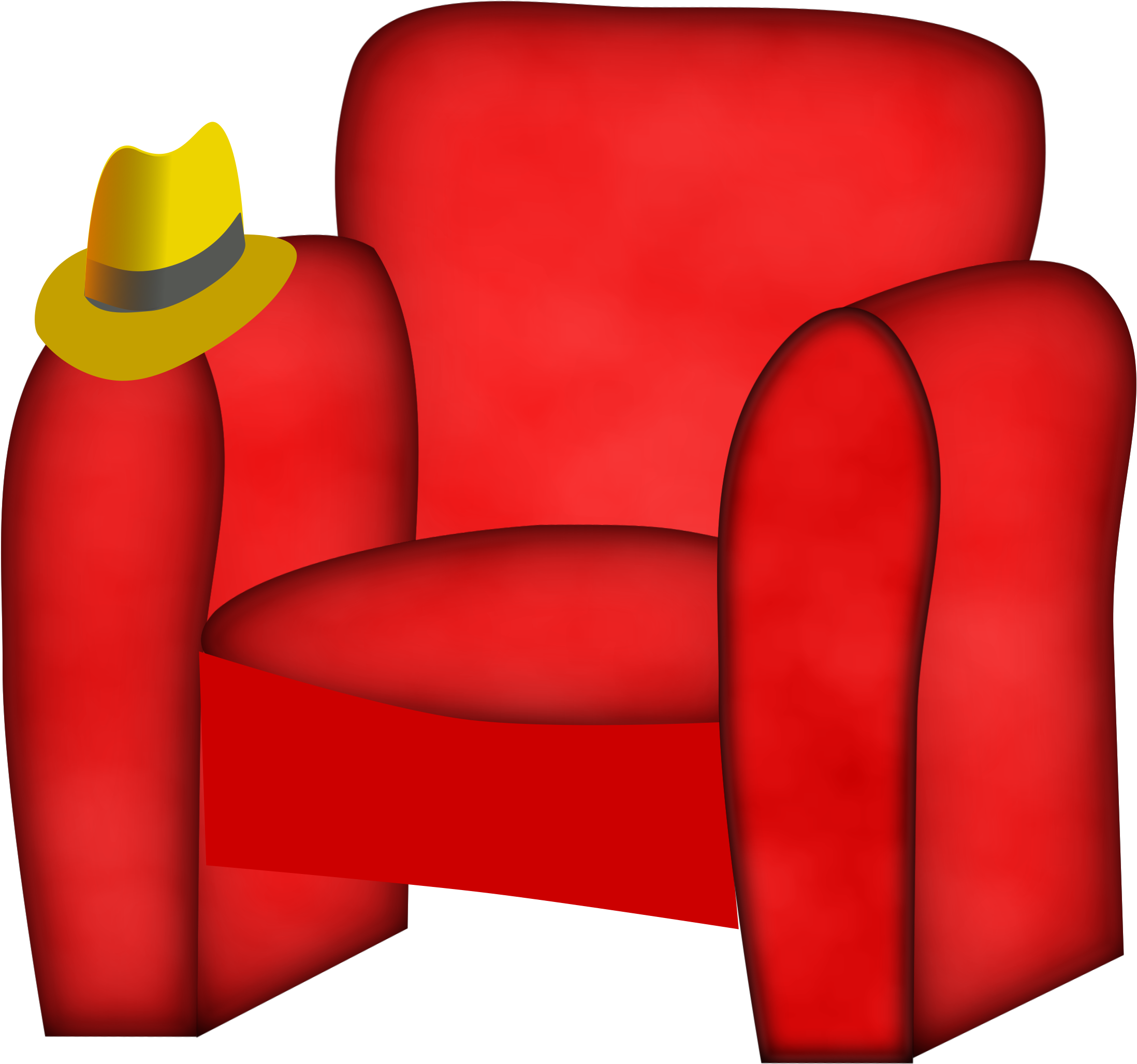 This Free Icons Png Design Of Hat On A Chair (2333x2400), Png Download