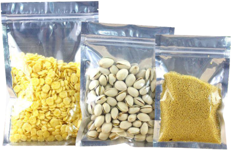 Three Side Metallic Zipper Pouch - Túi Đóng Gói Thực Phẩm (500x500), Png Download