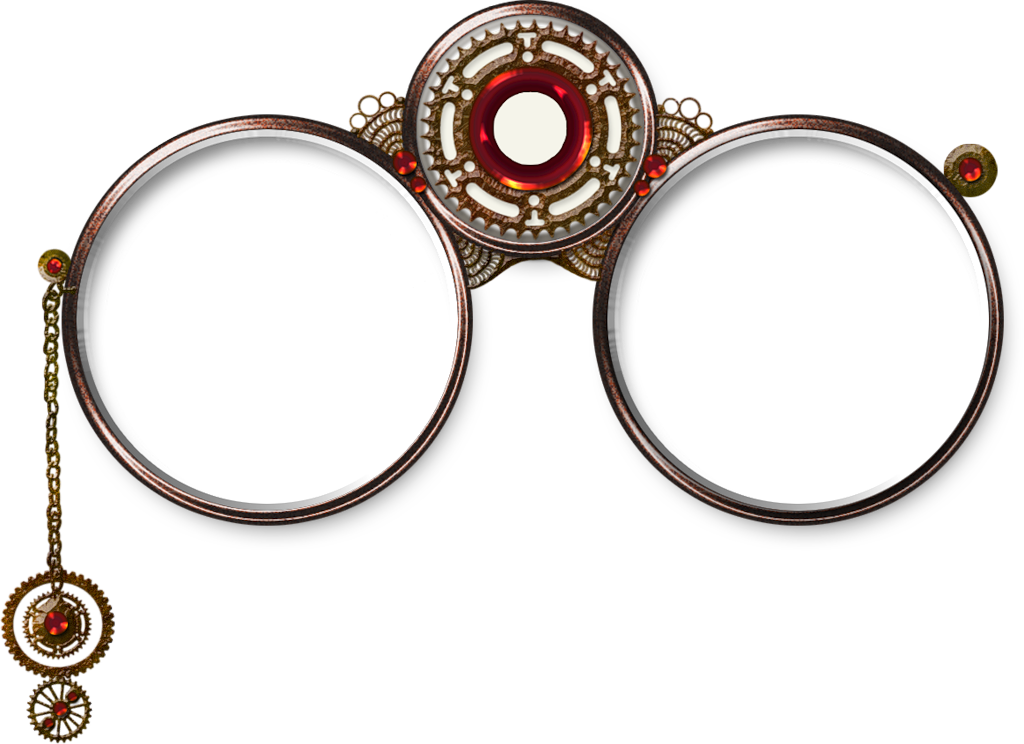Ronda Steampunk Ish Glasses ❤ Liked On Polyvore Featuring - Hollywood Presents Jules Verne: The Father Of Science (1024x744), Png Download