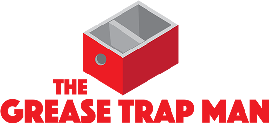 The Grease Trap Man Logo - Grease Trap Logo (550x302), Png Download