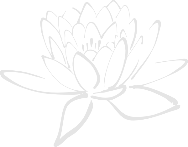 Shadow Lotus Clip Art - Sketch Outline Of Lotus Blossom Tile Coaster (600x472), Png Download