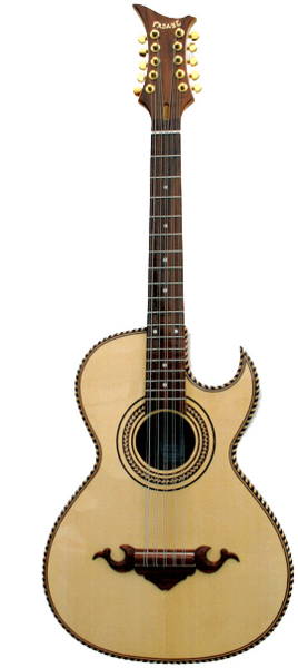 Bajo Sexto Png - Guitar (268x600), Png Download