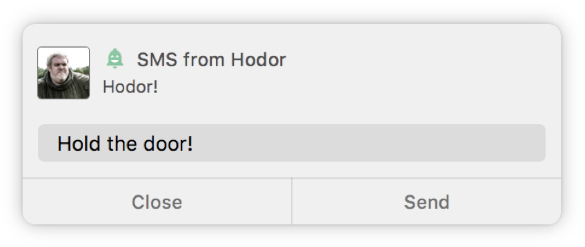 Reply To Messages, Straight From A Notification - Notification Noti (848x358), Png Download