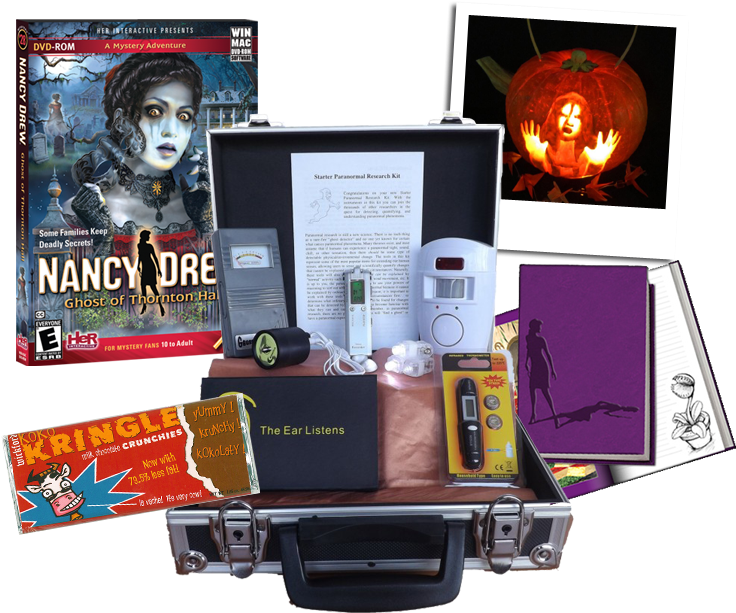 Nd Pumpkin Prizes2015 - Nancy Drew: Ghost Of Thornton Hall - Pc/mac (777x767), Png Download