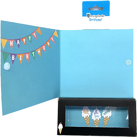 Treeting Cards "dessert First" Birthday Greeting Card - Banner (500x500), Png Download