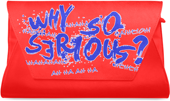 Psylocke Genuine Leather Handbag With Why So Serious - Handbag (800x800), Png Download