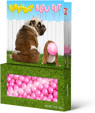 Treeting Cards "birthday Blow Out" Greeting Card With - Greeting Card (500x500), Png Download