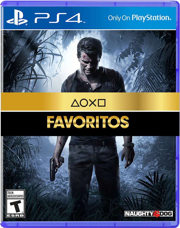 G0004781 Unc4 Fav - Uncharted 4: A Thief's End [ps4 Game] (1000x1000), Png Download