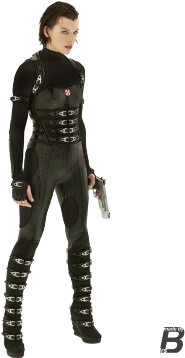 #milla Magazine#fashion Hazard#actress#00s - Milla Jovovich As Alice (540x764), Png Download
