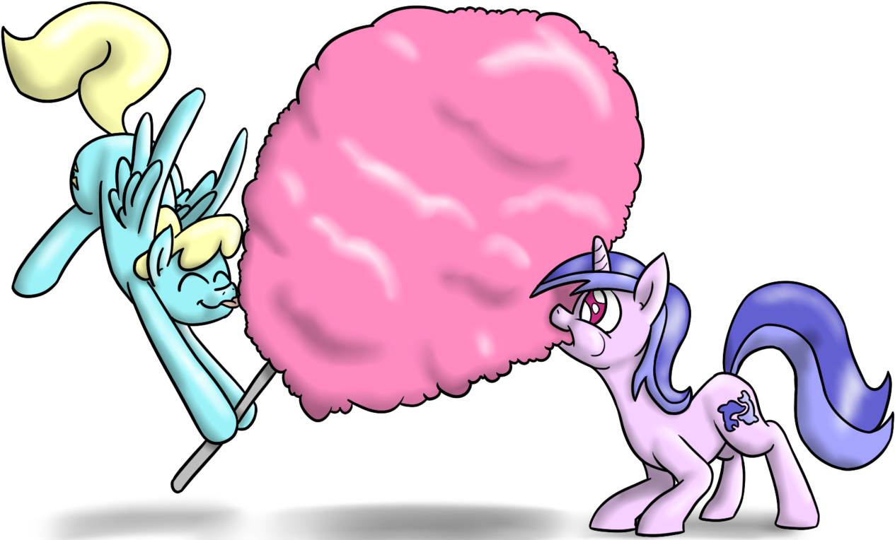 Timsplosion, Background Pony, Commission, Cotton Candy, - Cotton Candy Cartoon (1280x776), Png Download